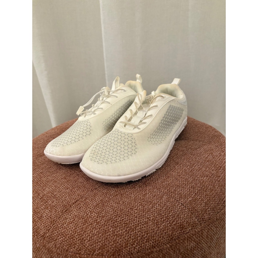 Hike Footwear HF Series Cloud Barefoot Sneakers White Mesh Minimalist Shoes 9